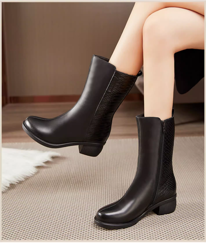 Pure leather durable and versatile boots