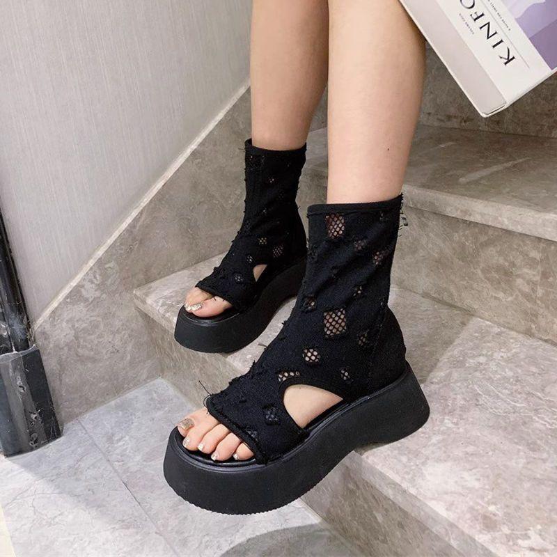 New Summer Denim Casual Sandals
