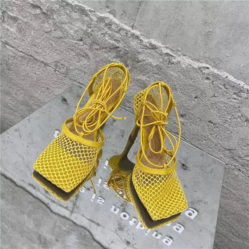 Mid Heel Mesh Casual Shoes