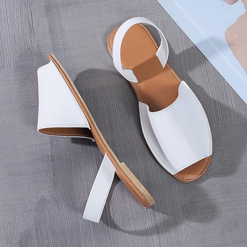Fish Mouth Flat Sandals