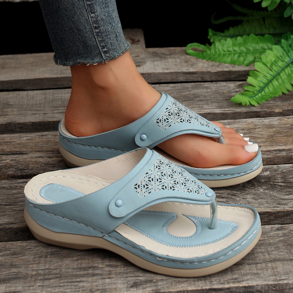 đ„Last Day Promotion 49% OFFđ„ Leather Orthopedic Arch Diabetic Walking Sandals