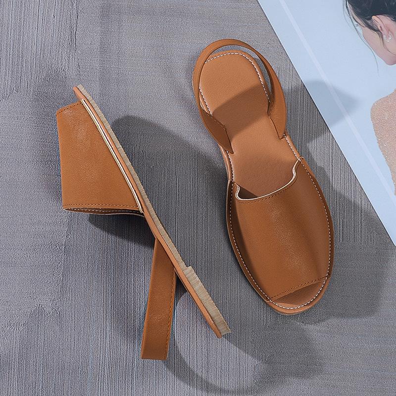 Fish Mouth Flat Sandals