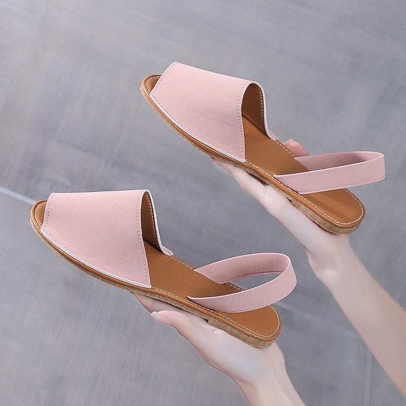 Fish Mouth Flat Sandals