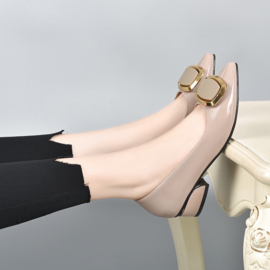 Fashion Casual Chunky Heel Women's Shoes