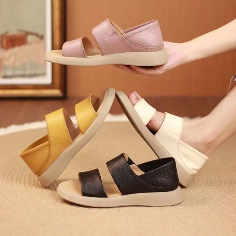 Versatile leather orthopedic shoes