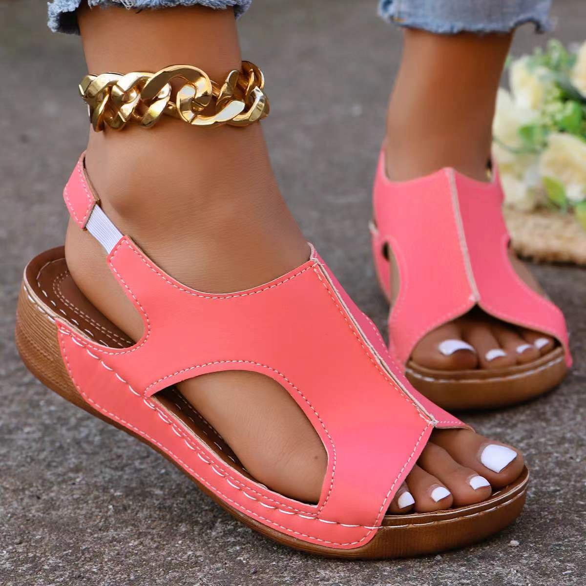 Summer stretch non-slip sandals