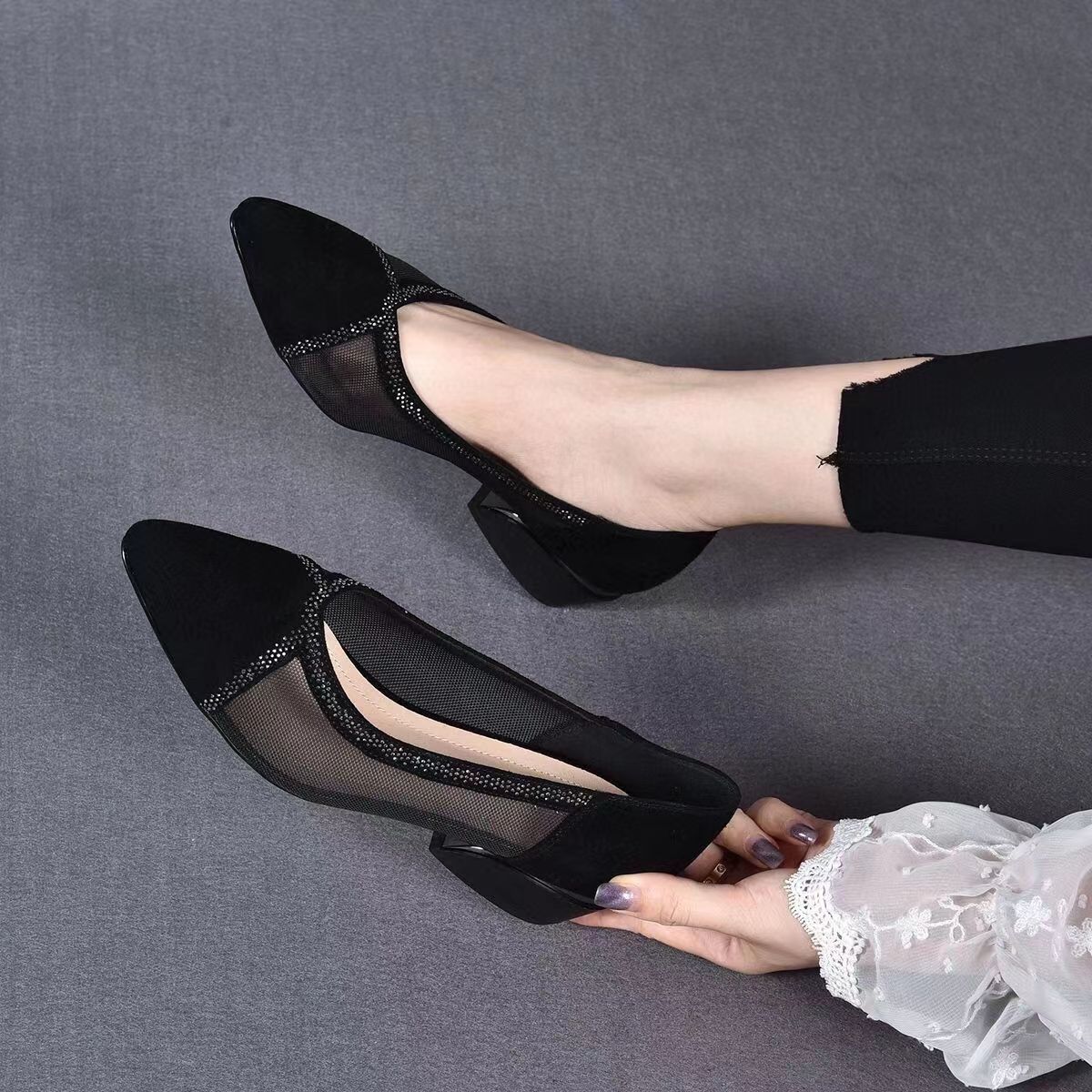 Fashionable mesh all-match women's shoes