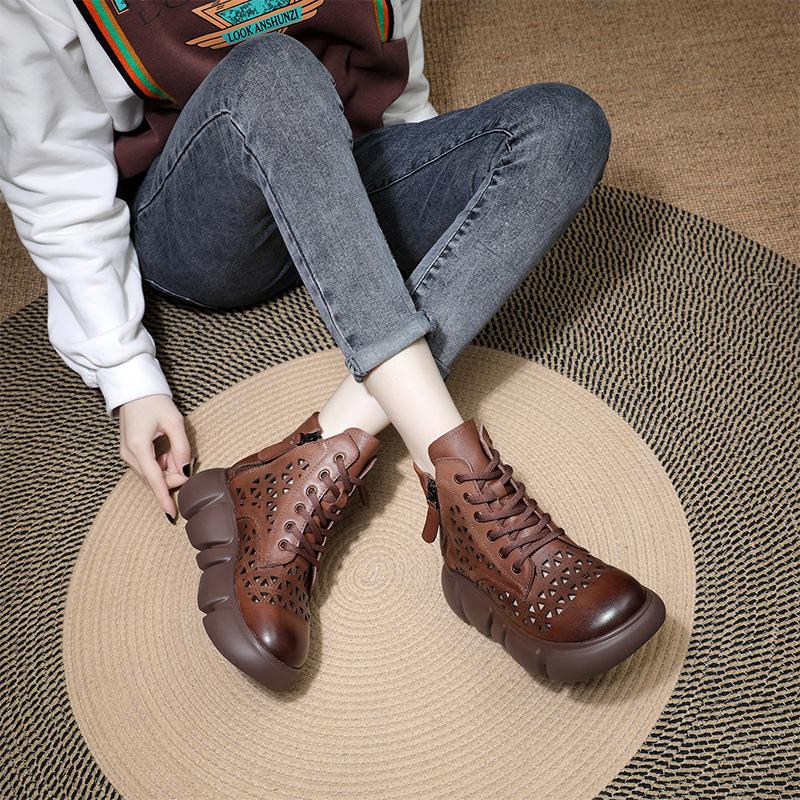 Soft Sole Retro Casual Martin Boots