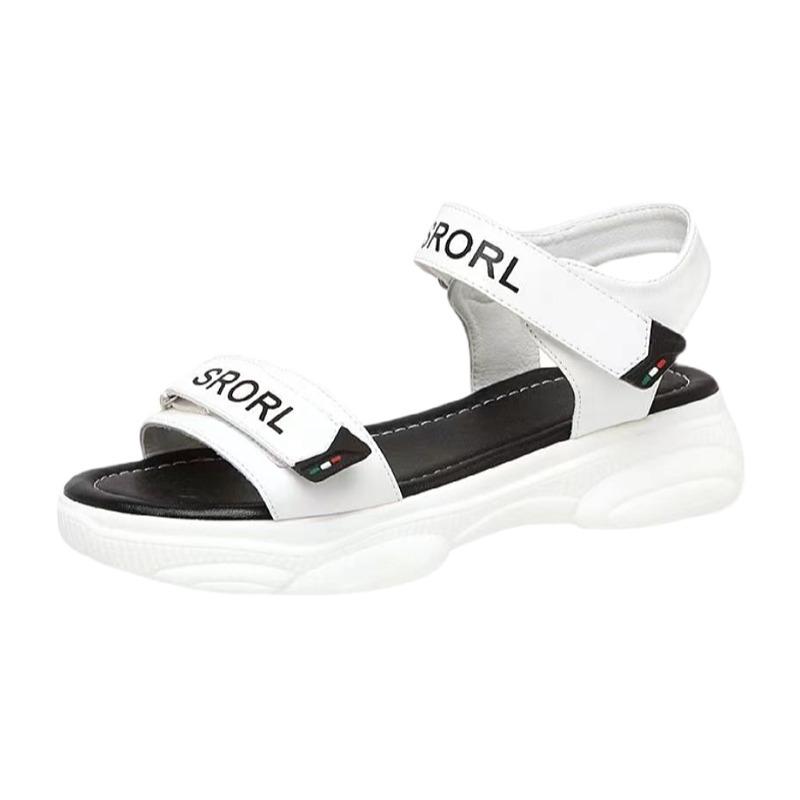 Summer new leather air cushion casual sandals