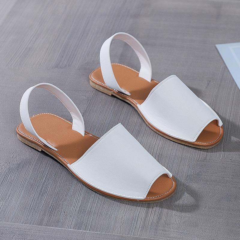 Fish Mouth Flat Sandals