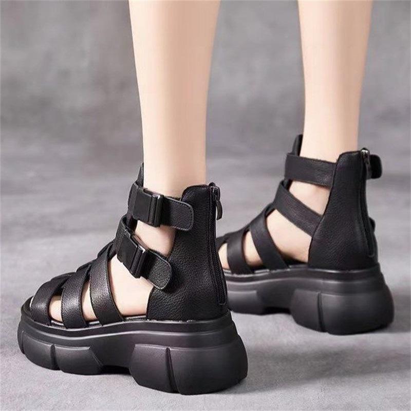 Italian Waterproof Leather Casual Sandal