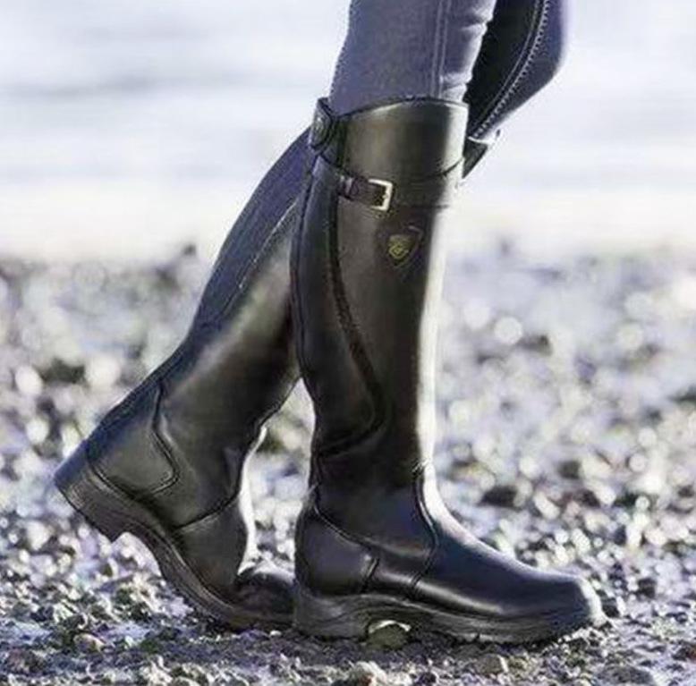 Waterproof & Durable Leather Long Boots