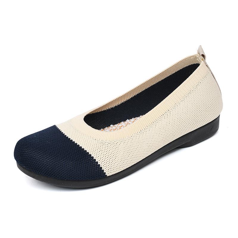 Flyweave soft-soled flat shoes