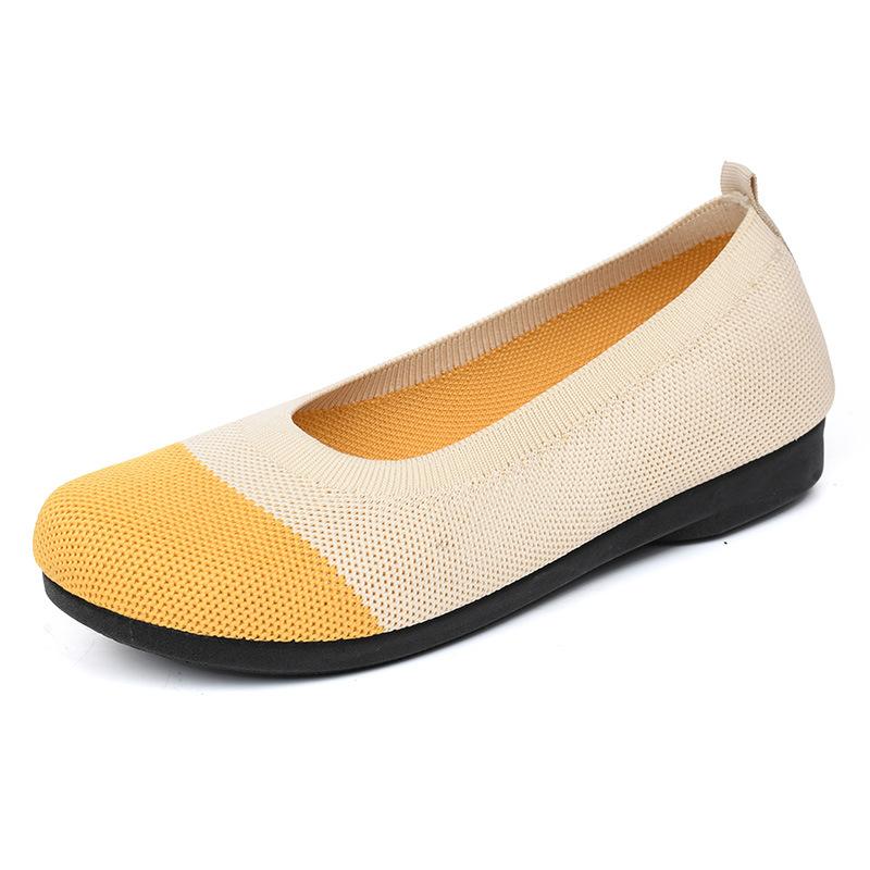 Flyweave soft-soled flat shoes