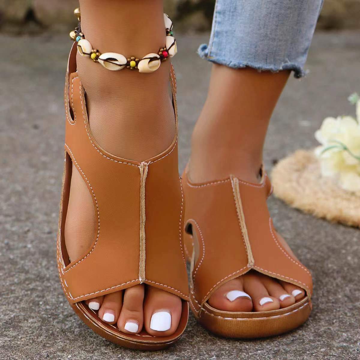 Summer stretch non-slip sandals