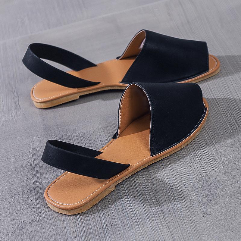 Fish Mouth Flat Sandals