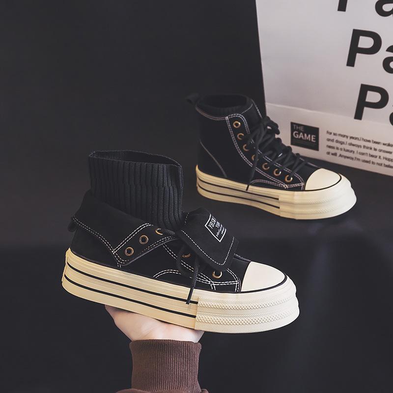 Versatile suede soft sole sneakers