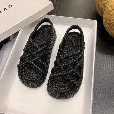 Summer new foot massage soft bottom orthopedic sandals