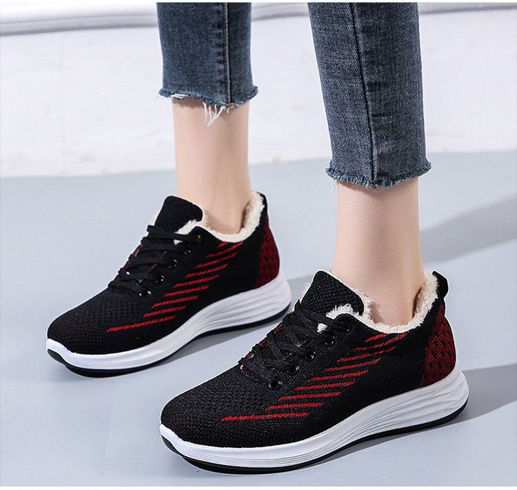 Women's Velvet Flyknit Casual Shoes