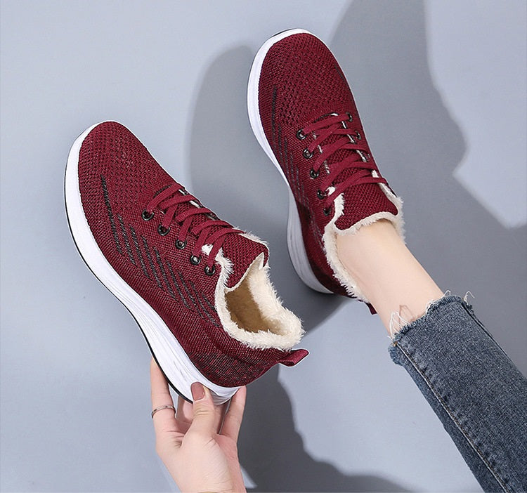 Women's Velvet Flyknit Casual Shoes