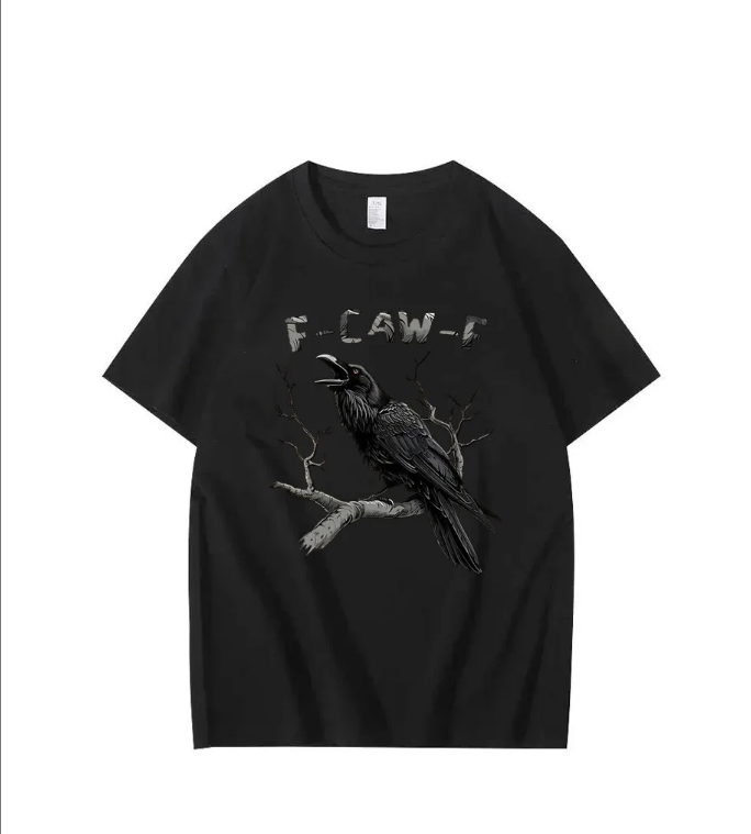 sand---F-Caw-F Crow T-Shirt