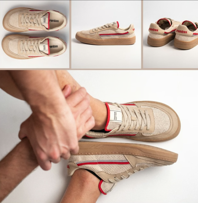 Mesh casual color matching sports casual shoes