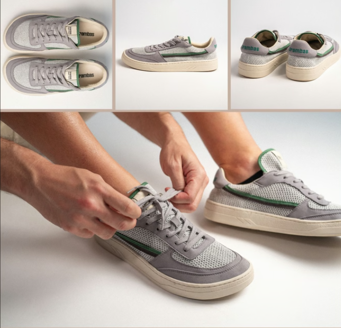 Mesh casual color matching sports casual shoes
