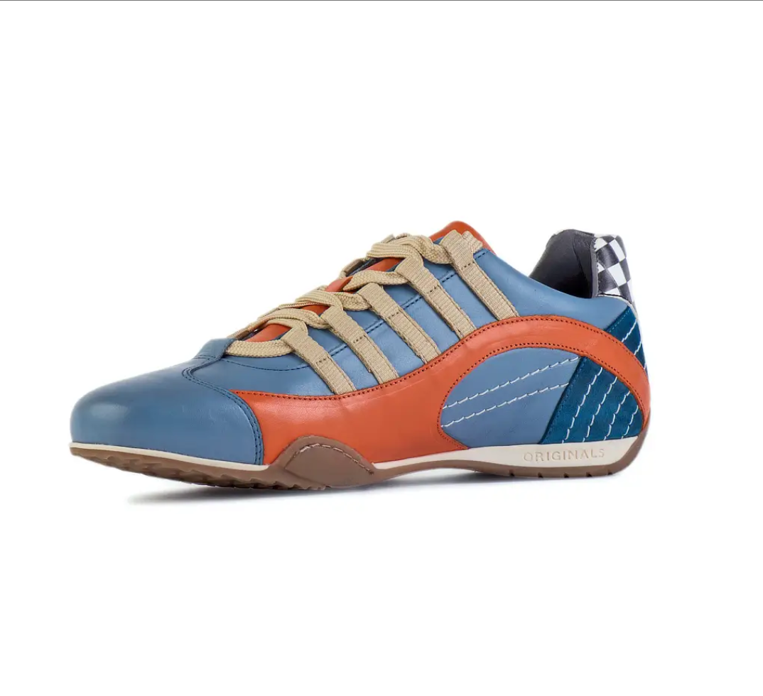 Men's Racing Sneaker in Electric Tri-Colore