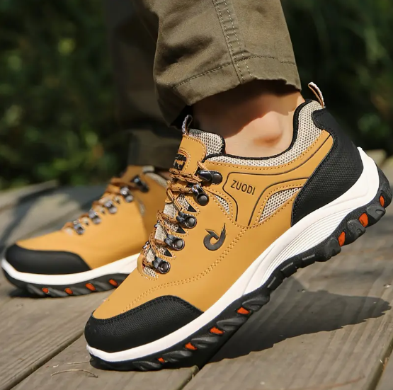 Khaki high quality waterproof breathable work shoes