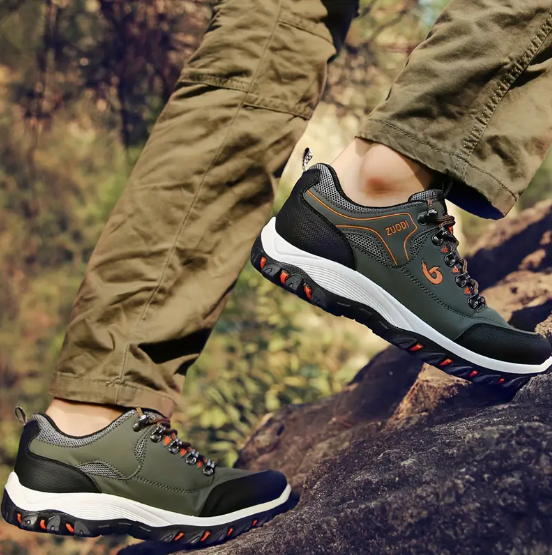 Khaki high quality waterproof breathable work shoes