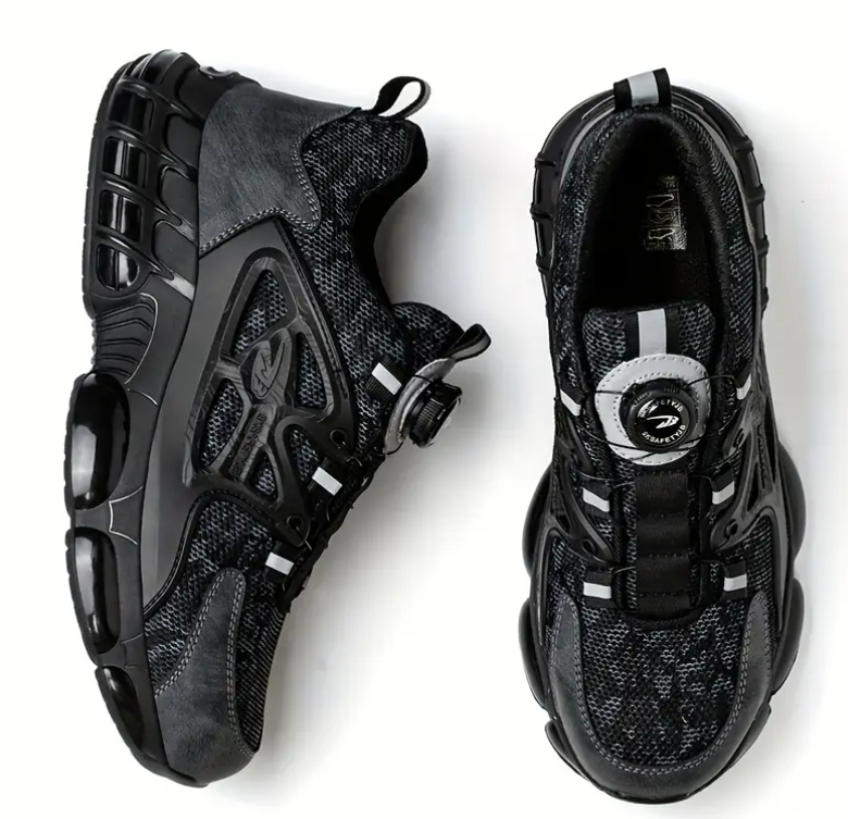 Plus Size Men's Steel Toe Anti-Puncture Safety Work Shoes