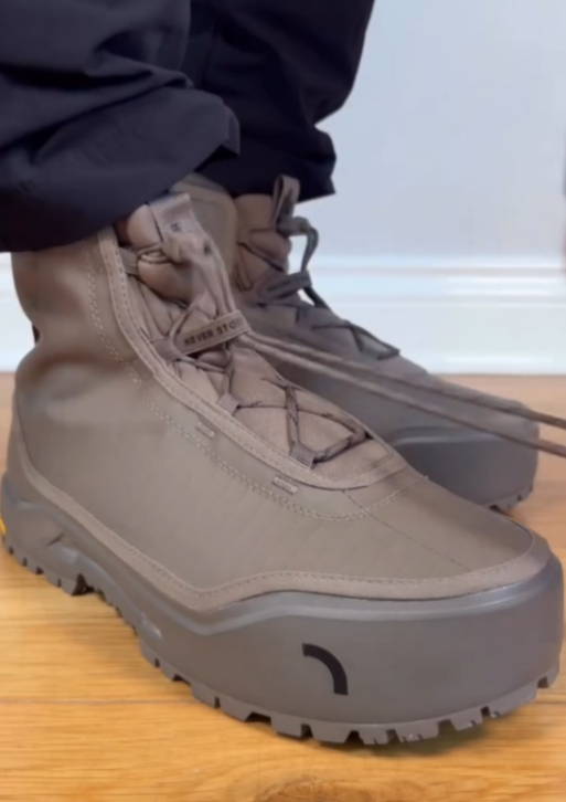Cement gray Basecamp waterproof boots
