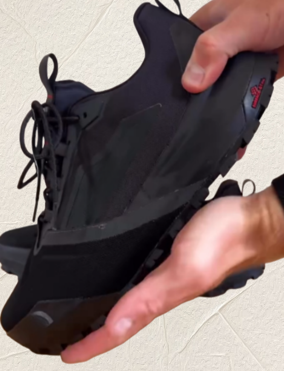 Spliced waterproof hiking shoes