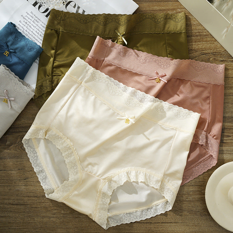Odorless Antibacterial Hygroscopic Ice Silk Gynecological Panties