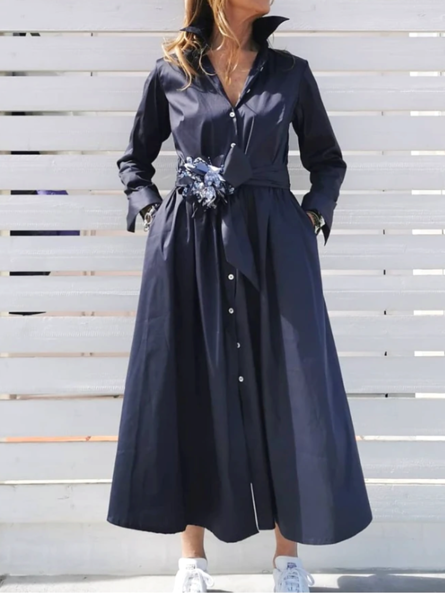 Stunning Shirt Midi Dress