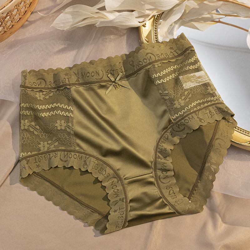 Odorless Antibacterial Hygroscopic Ice Silk Gynecological Panties