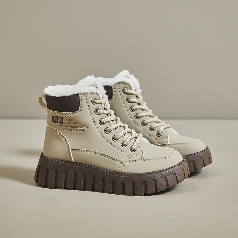 Non-slip soft sole versatile velvet shoes