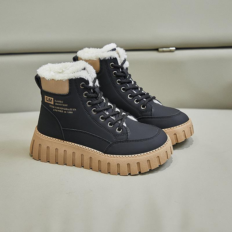 Non-slip soft sole versatile velvet shoes