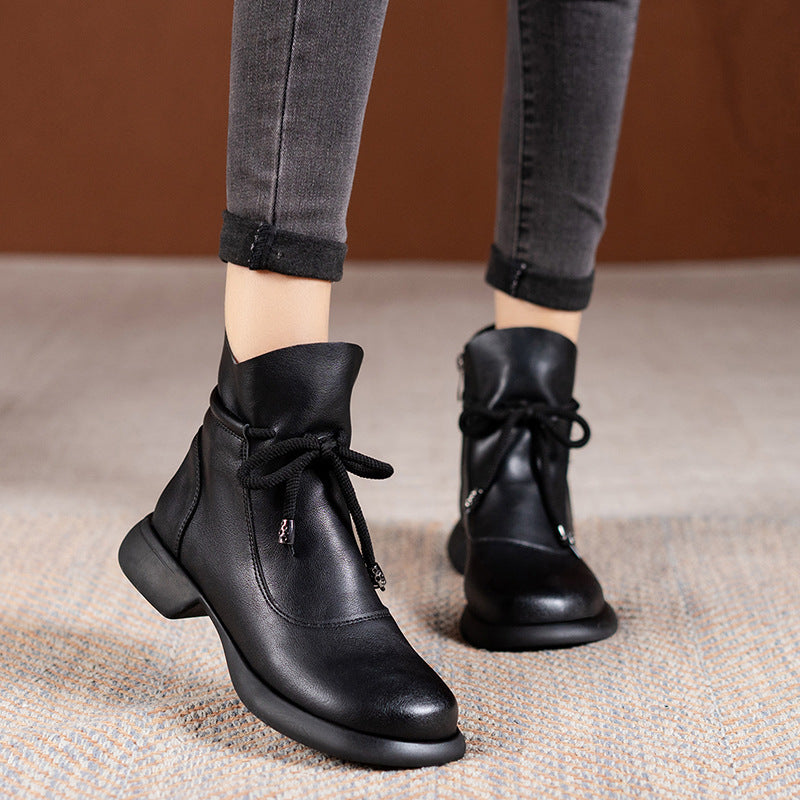 New lace-up soft-soled comfortable boots