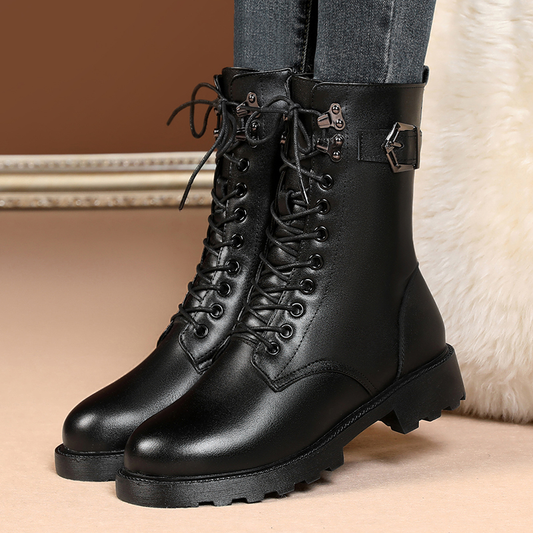 (Hot Sale💥)Black fashionable versatile casual boots