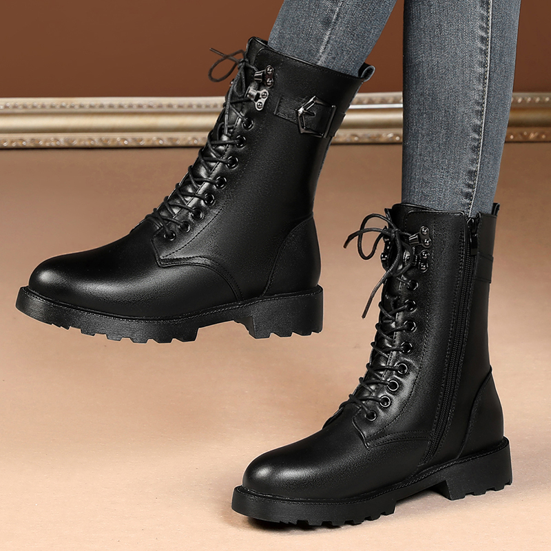 (Hot Sale💥)Black fashionable versatile casual boots