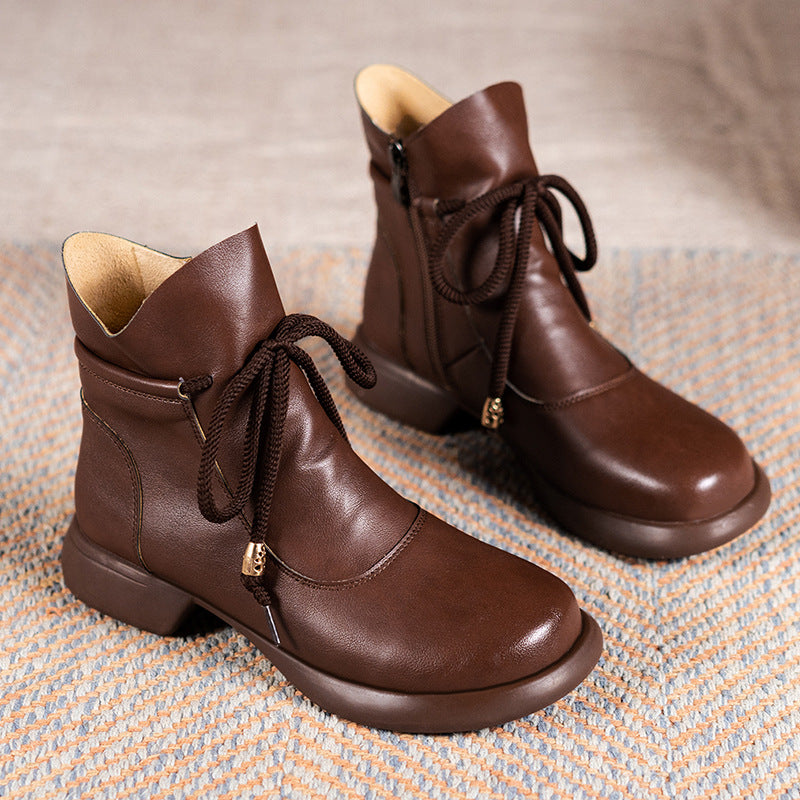 New lace-up soft-soled comfortable boots