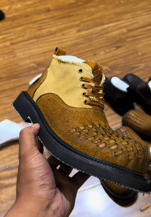 Colour matching rope booties