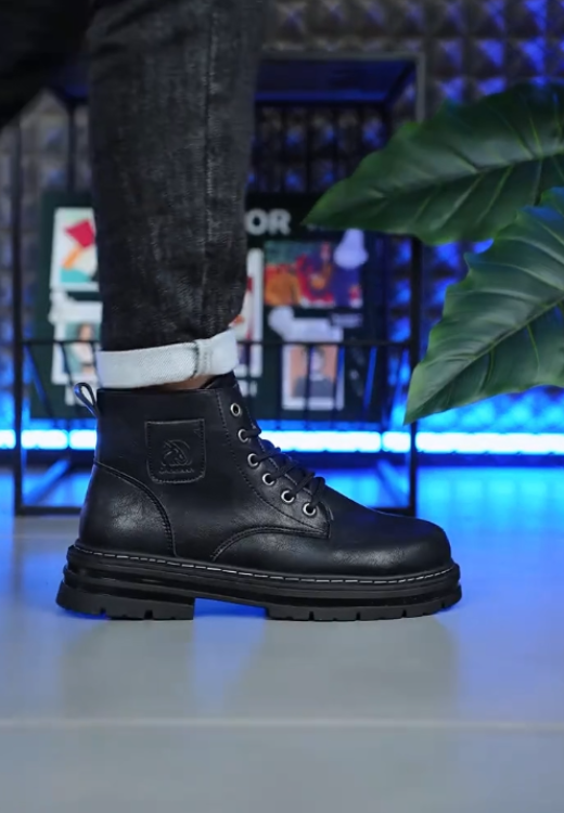 Men's classic pure leather boots