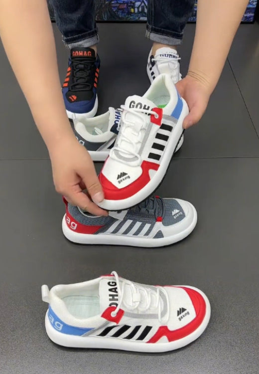 Men's slash color matching casual shoes