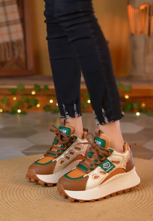 Casual stitching platform sneakers | light and comfortable