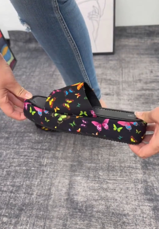 Butterfly floral slides