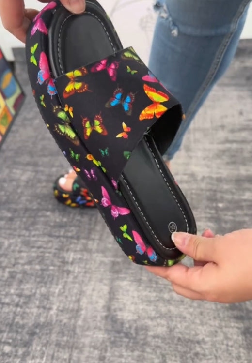 Butterfly floral slides