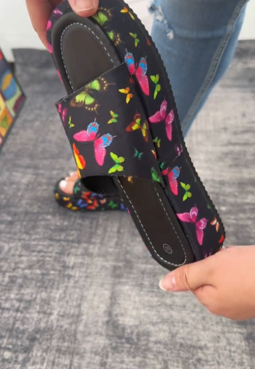 Butterfly floral slides