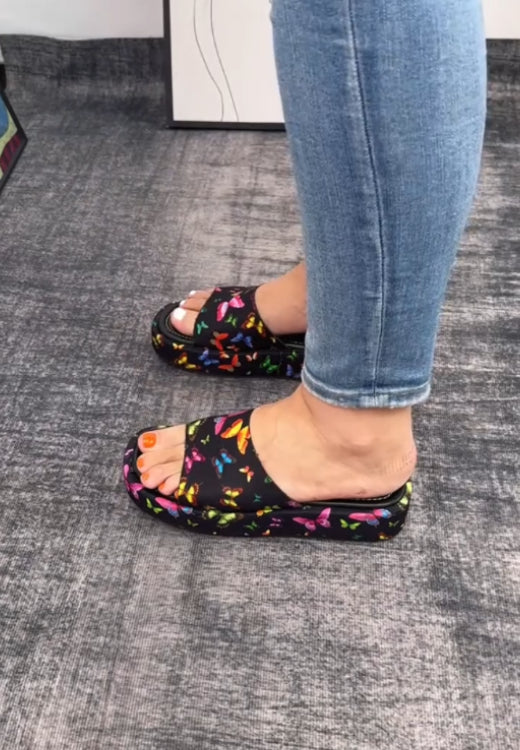 Butterfly floral slides